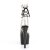 Pleaser STARDUST-1018C-2RS Stivaletti con Plateau Trasparente Nero EU-35 / US-5