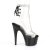 Pleaser STARDUST-1018C-2RS Stivaletti con Plateau Trasparente Nero EU-35 / US-5