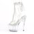 Pleaser STARDUST-1018C-2RS Stivaletti con Plateau Trasparente EU-40 / US-10