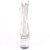 Pleaser STARDUST-1018C-2RS Stivaletti con Plateau Trasparente EU-39 / US-9