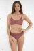 Lunalae Lana Shorts a Vita Bassa Rosa Polvere XS