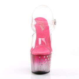 Pleaser STARDUST-708T Sandali con Plateau Trasparente...