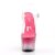 Pleaser STARDUST-708T Sandali con Plateau Trasparente Rosa EU-38 / US-8