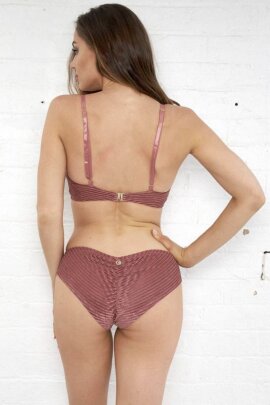 Lunalae Lana Shorts a Vita Bassa Rosa Polvere XL