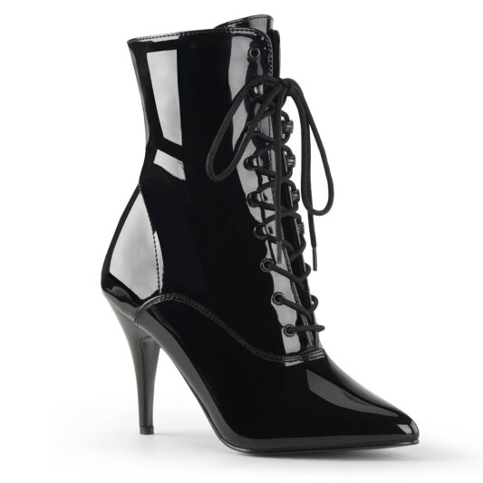 Pleaser VANITY-1020 Stivaletti Vernice Nero EU-43 / US-13