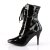 Pleaser VANITY-1020 Stivaletti Vernice Nero EU-38 / US-8