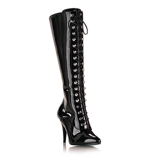 Pleaser VANITY-2020 Stivali Vernice Nero EU-37 / US-7
