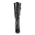 Pleaser VANITY-2020 Stivali Vernice Nero EU-37 / US-7