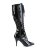 Pleaser VANITY-2020 Stivali Vernice Nero EU-37 / US-7