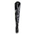 Pleaser VANITY-3010 Stivali Sopra Il Ginocchio Vernice Nero EU-43 / US-13