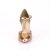 Pleaser VANITY-415 Décolleté Metallico Dorato Rosa EU-35 / US-5