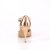 Pleaser VANITY-415 Décolleté Metallico Dorato Rosa EU-35 / US-5