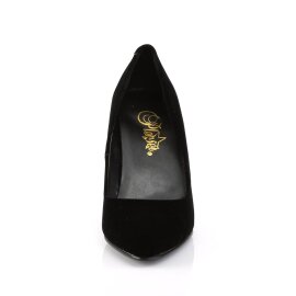 Pleaser VANITY-420 Décolleté Velluto Nero...