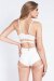 Lunalae Lure You Shorts a Vita Alta Bianco
