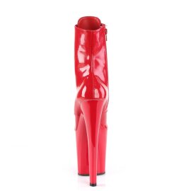 Pleaser XTREME-1020 Stivaletti con Plateau Vernice Rosso EU-35 / US-5