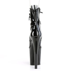 Pleaser XTREME-1021 Stivaletti con Plateau Vernice Nero EU-35 / US-5