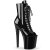 Pleaser XTREME-1021 Stivaletti con Plateau Vernice Nero EU-35 / US-5