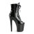 Pleaser XTREME-1021 Stivaletti con Plateau Vernice Nero EU-35 / US-5