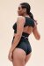 Lunalae Top Courtney Scollo a V Nero XS