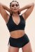 Lunalae Top Courtney Scollo a V Nero L