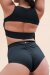 Lunalae Top Courtney Scollo a V Nero L