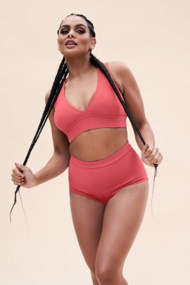 Lunalae Basic Shorts a Vita Alta Anguria
