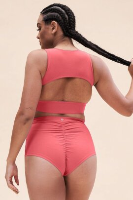 Lunalae Basic Shorts a Vita Alta Anguria XL