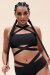 Lunalae Renee Top Bralette Corto Nero