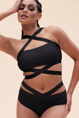 Lunalae Renee Top Bralette Corto Nero S