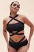 Lunalae Renee Top Bralette Corto Nero S
