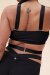 Lunalae Renee Top Bralette Corto Nero S