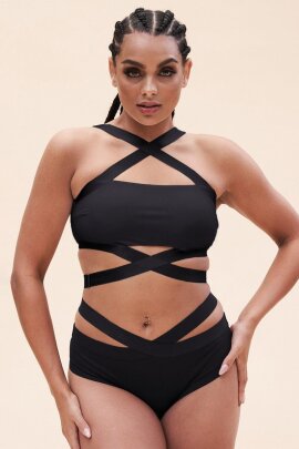 Lunalae Renee Top Bralette Corto Nero L