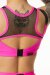 Polerina Top LUX Rosa AccesoNero/Nero XS