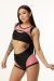Polerina Top LUX Nero/Rosa XS