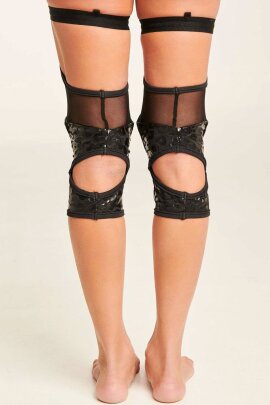 Paradise Chick Ginocchiere Sticky Polecious Nero M
