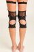 Paradise Chick Ginocchiere Sticky Polecious Nero XL