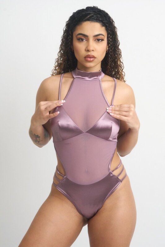 Zasha Polewear Body Sabrina Malva XL