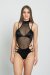 Zasha Polewear Body Sabrina Nero