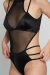 Zasha Polewear Body Sabrina Nero