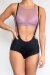 Lunalae Zena Shorts Giarrettiera Con Bretelle Nero S