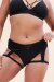 Lunalae Shorts A Vita Bassa Cora Nero XS