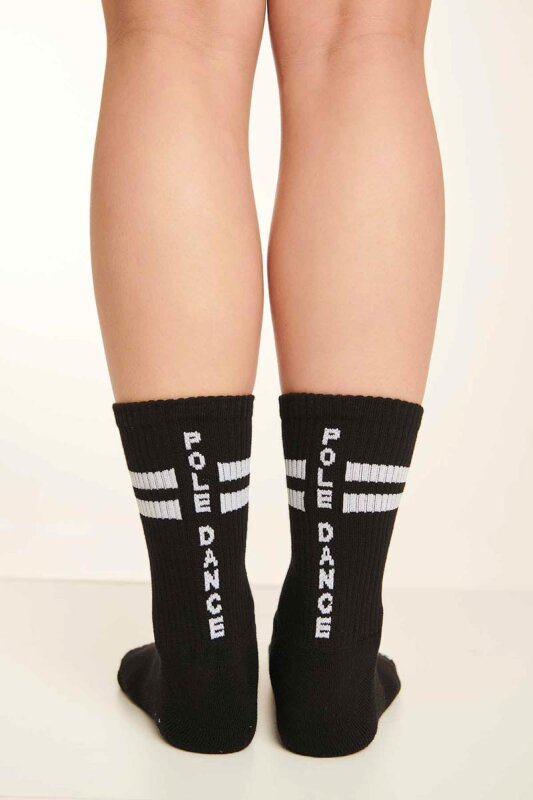 Paradise Chick Supreme Poledance Calzini Nero