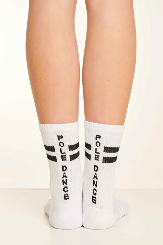 Paradise Chick Supreme Poledance Calzini Bianco