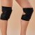 Lunalae Ginocchiere Appiccicose dal Look Slanciato Nero