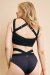Lunalae Tia Top Spalline Incrociate Nero XS