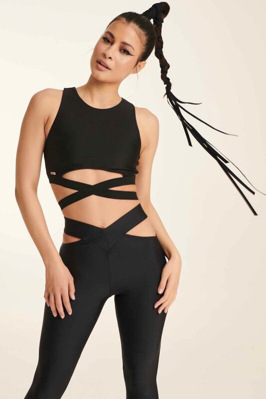 Paradise Chick Leggings Iconic Nero S