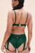 Lunalae Shorts A Vita Bassa Cora Verde Muschio XL