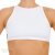 PoleFit Top Corto Accollato XS Bianco