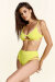 Paradise Chick Shorts Florida Yellow Mellow XS