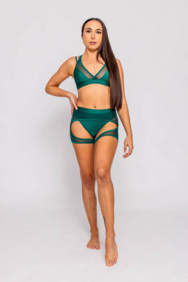 AMBR Designs Top Corto Sculpt Smeraldo S